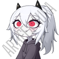 Demon Girl PNGtuber Model | Veadotube & Bouncy PNGtuber Plus Avatar