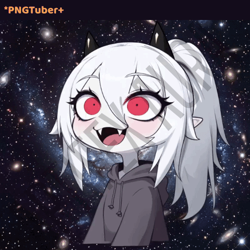 Demon Girl PNGtuber Model | Veadotube & Bouncy PNGtuber Plus Avatar
